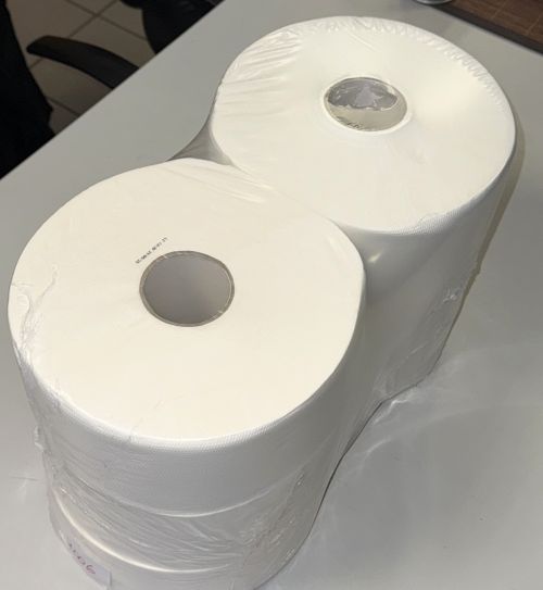 Toilettenpapier Maxirolle 2-Lagig weiss 500g 6 Rollen / Pack  Art 1006