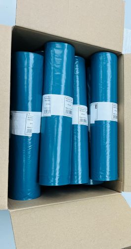 Abfallbeutel 240L Müllsack Rollen Stark 35µ 100x125cm Blau Tüten Müllbeutel 0171