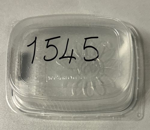 Feinkostbecher 200 ml eckig klar inkl. Deckel PP/PP, transparent, Einweg, Art 1545