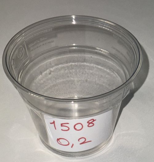 Smoothiebecher Ausschankbecher 200ml PET Becher Transparent Einweg Plastik 1508