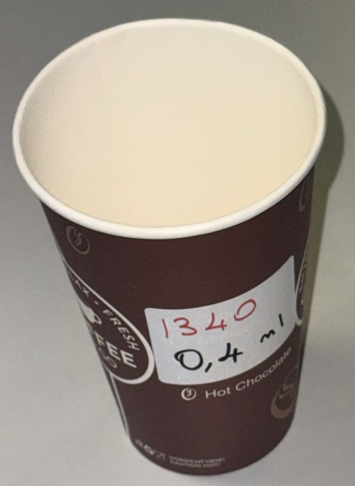 Coffee to go Becher 400ml 16oz Hartpapier Kaffeebecher Trinkbecher Art. 1340