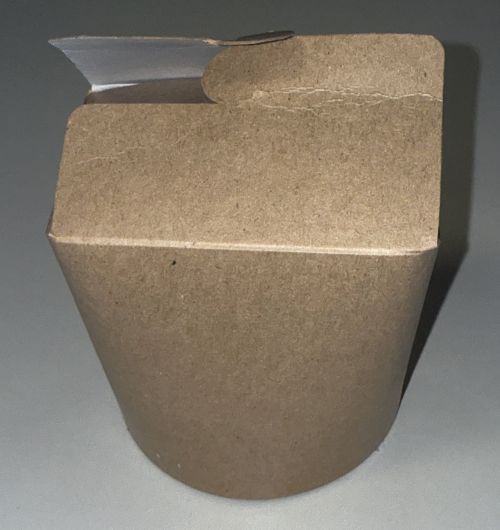  Dönerbox Braun Kraftpapier 770 ml 26 OZ mit Faltdeckel  Einweg Nudelbox Art 9007K