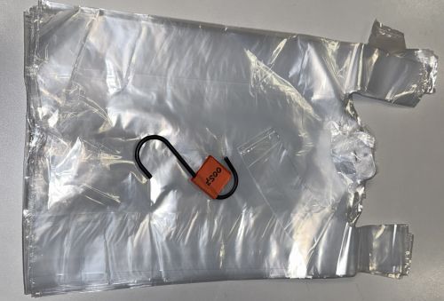 TÜTEN PLASTIK HEMDCHEN TRAGETASCHEN LDPE 28+14x48 cm TRANSPARENT MARKT TÜTE BEUTEL Art 0057