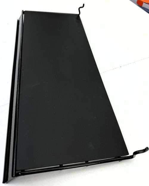 Regal für Lamellenwand Paneelwand Warenregal 45 cm Schwarz