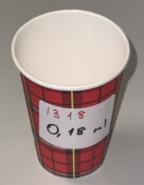 Coffee to go Becher 180ml 7,5oz Hartpapier Automatenbecher Trinkbecher Art. 1318