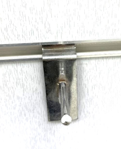 Haken für Lamellenwand, Paneelwand, Warenträger, 10 cm Ø 6mm 