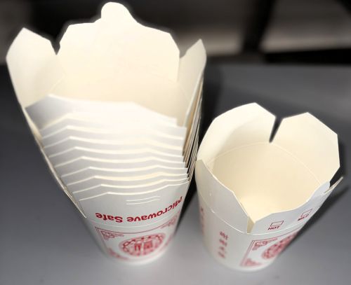 Asiabox Dragon Kraftpapier 770 ml 26 OZ Faltbox Foodbox Einweg Nudelbox 9007 D