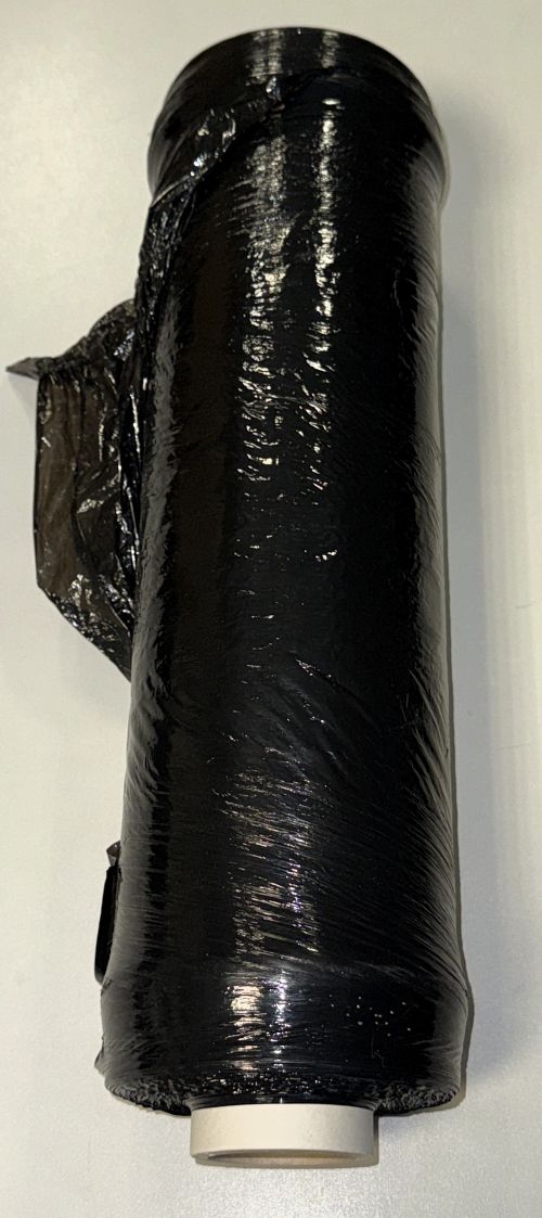 PE Wickelstretchfolie Schwarz Palettenfolie LLDPE 500 mm 17my x 2 KG Art 0101