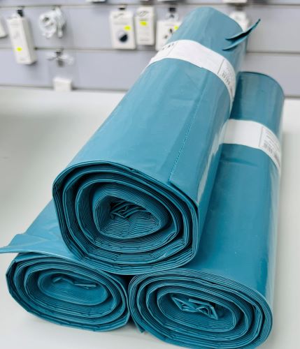 Abfallbeutel 120L Müllsack Rollen Stark Blau 70µ 70x110cm Tüten Art 0190