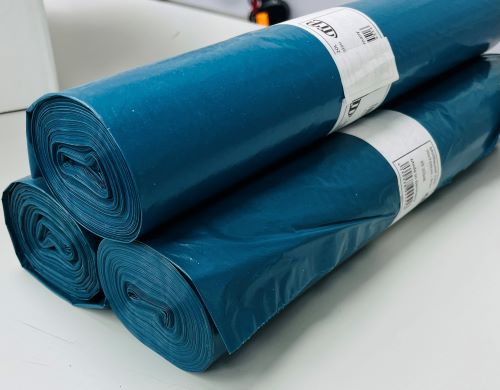 Abfallbeutel 120L Rollen Müllsack Säcke 35µ Tüten Stark Blau Müllsäcke 70x110cm Art 0170