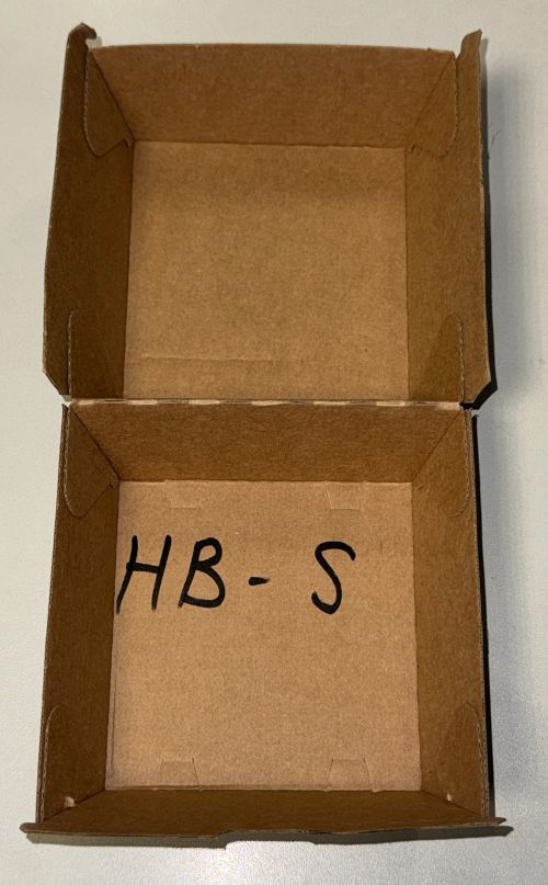 Hamburger Burger Box Kraftpapier Einweg Snackbox Bio 100x100x85 mm take away HB_S