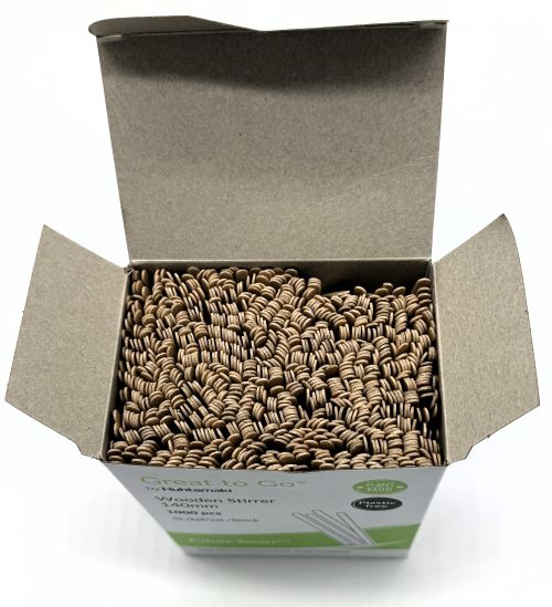 Bio Holz Rührer 140mm Rührstäbchen 14cm Tee Kaffee Einweg Heissgetränke Art 1748