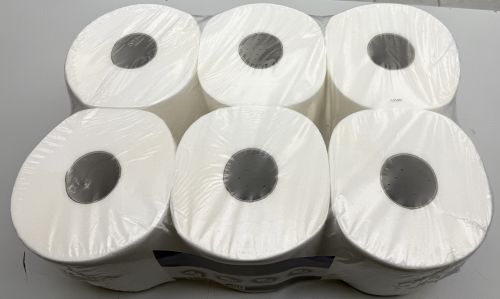 6x Handtuchrollen 2-lagig Hochweiß Handtuchpapier Werkstatt Haushalt perforiert 1003_5