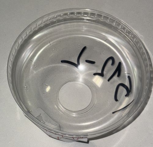 Dom Deckel mit Loch Transparent  PET  Passend für 1508 1511 1513 1514 Art 1512