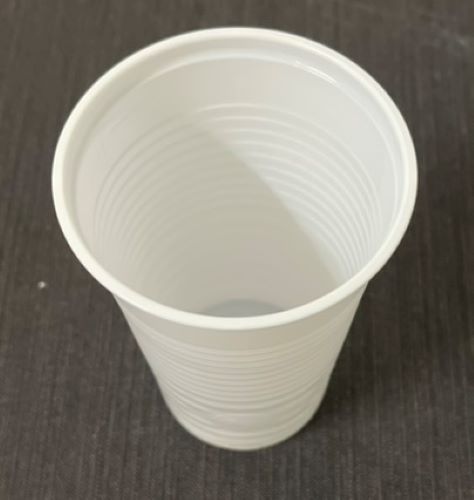 Plastikbecher 200ml Weiß Party Becher Kaltgetränke PP Einweg Trinkbecher 1516