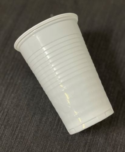 Plastikbecher 200ml Weiß Party Becher Kaltgetränke PP Einweg Trinkbecher 1516