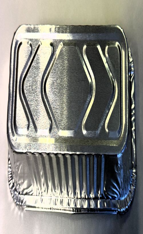 Alu Schale 670B R13L 201x109x49 mm 670 ml rechteckig VE 1200 Stück Art 3021