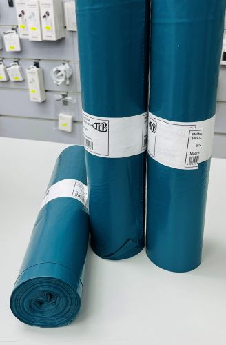 Abfallbeutel 240L Müllsack Rollen Stark 35µ 100x125cm Blau Tüten Müllbeutel 0171