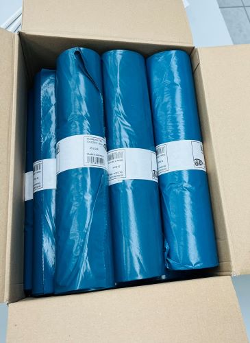 Abfallbeutel 120L Rollen Müllsack Säcke 35µ Tüten Stark Blau Müllsäcke 70x110cm Art 0170