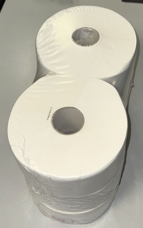 Toilettenpapier Maxirolle 2-Lagig weiss 500g 6 Rollen / Pack  Art 1006