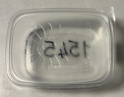 Feinkostbecher 200 ml eckig klar inkl. Deckel PP/PP, transparent, Einweg, Art 1545