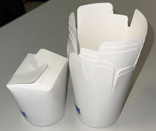 Menübox Dönerbox Kraftpapier 770 ml 26 OZ Faltbox Foodbox Einweg Nudelbox 9007N