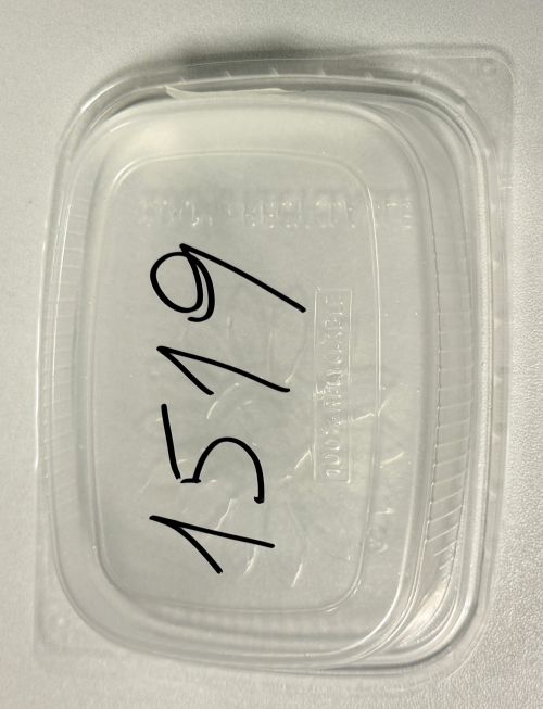 Feinkostbecher 125 ml eckig klar inkl. Deckel PP/PP, transparent, Einweg, Art 1519