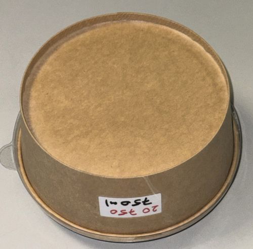  Kraft Salatbox Einweg 750 ml Bio Salatschalen Rund Braun Kartonschale SB750