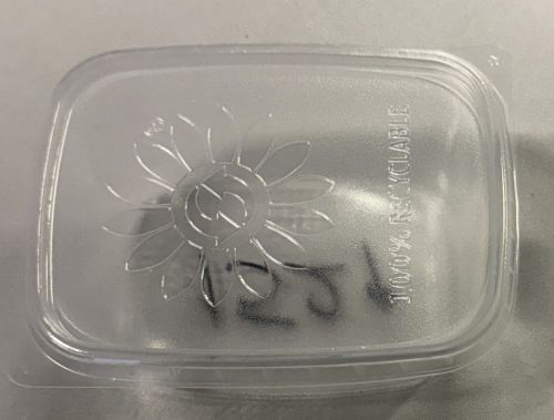 Feinkostbecher 250 ml Eckig klar inkl. Deckel PP/PP, transparent, Einweg Art 1521