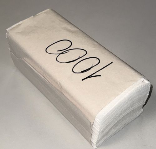 Einmalhandtücher Papier Falthandtücher 2-lagig ZZ-Falz 25x23 cm 1000