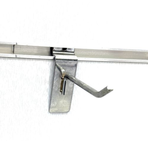Haken für Lamellenwand, Paneelwand, Warenträger, 10 cm Ø 6mm 