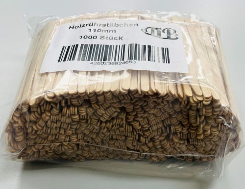 Holzstäbchen 110 mm Kaffee Tee Heißgetränk Bio Einweg 1749