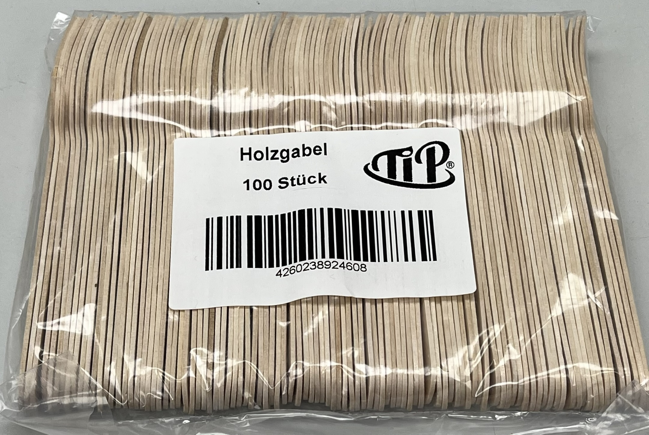 Einweggabel 160 mm Bio Holzgabel lebensmittelecht Holz Gabel Natur Party 1541_H