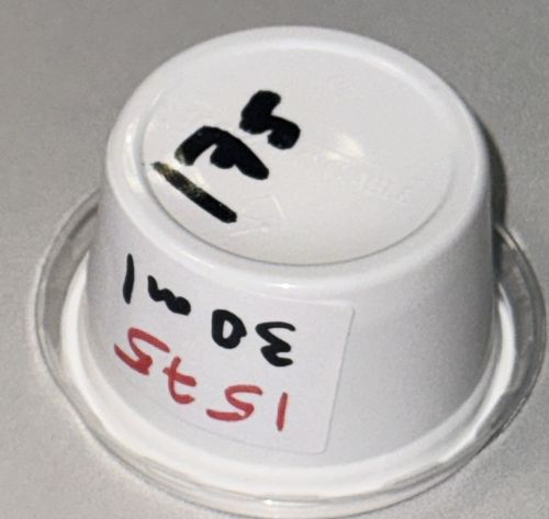 Dressingbecher Dippbecher 30 ml weiß mit transparentem Deckel PP 1575