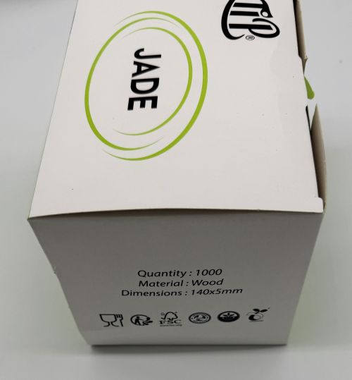 Bio Holz Rührer 140mm Rührstäbchen 14 cm Tee Kaffee Einweg Heissgetränke 1748_D