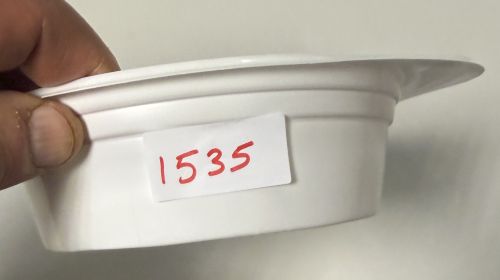 Suppen Schale 500ml mit Ohren weiß PP Teller Einweg Suppenschale robust Art 1535