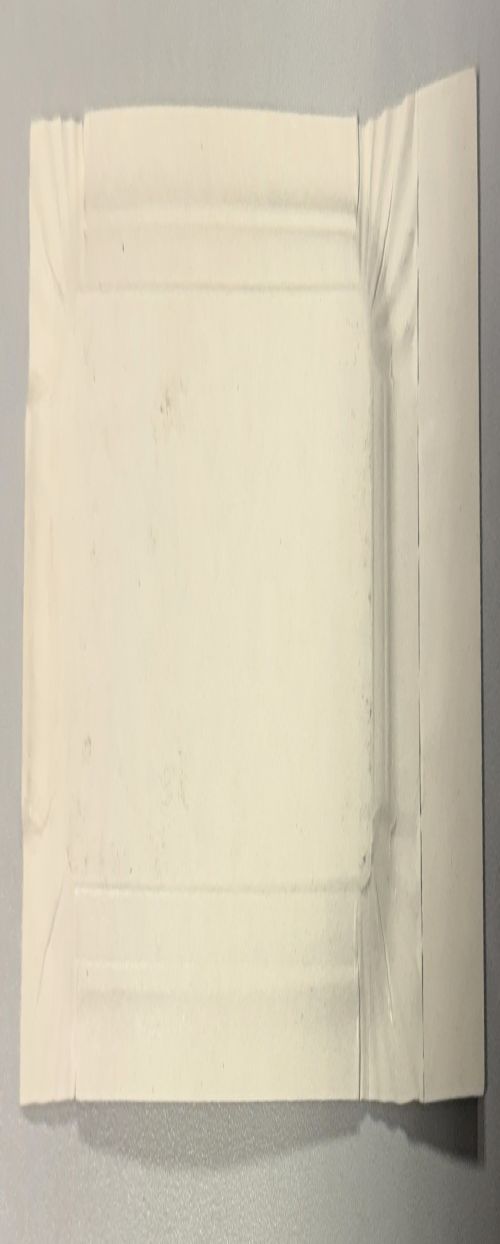 Pappteller mit Abriss 8×14×3 cm – Nachhaltiger Einweg­teller | Art. 9080