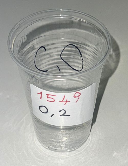 Einwegbecher 200ml 0,2 l transparent Plastikbecher Trinkbecher P.P. Art 1549