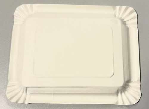 Rechteckige Pappteller 32 ca.16x20 cm – Einwegteller nachhaltig | Art. 9130