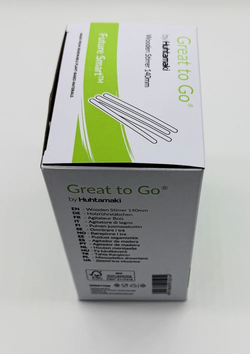 Bio Holz Rührer 140mm Rührstäbchen 14cm Tee Kaffee Einweg Heissgetränke Art 1748