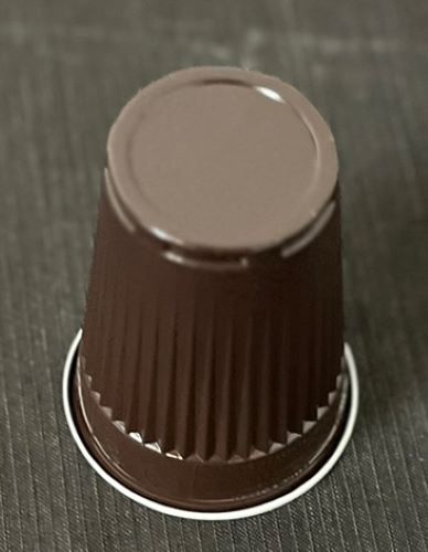 Automaten Plastik Becher Thermo Kaffee Tee 180 ml 0,18 ml Braun / Weiß Art 1551