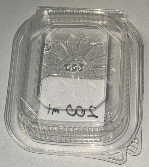 Klappbox Feinkostbecher 200 ml PP mit Deckel – Einweg Becher klar Art 1660