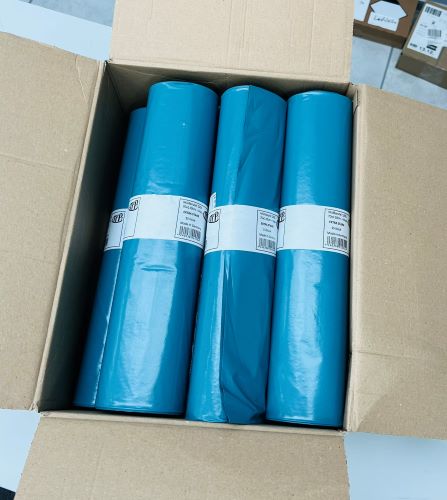 Abfallbeutel 120L Müllsack Rollen Stark Blau 70µ 70x110cm Tüten Art 0190