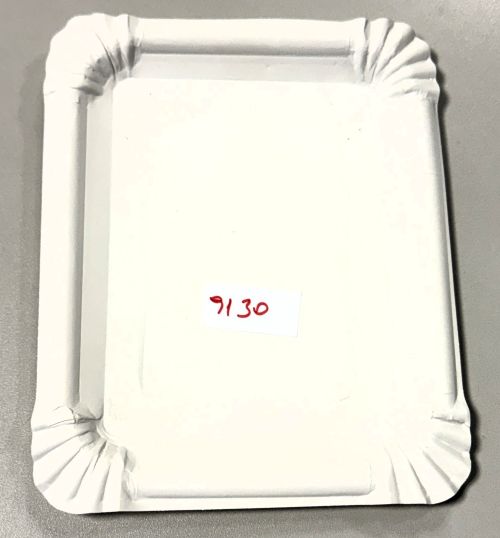 Rechteckige Pappteller 32 ca.16x20 cm – Einwegteller nachhaltig | Art. 9130