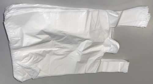 1000 Stück Hemdchentaschen MDPE weiß 28x14x48 cm 14,9 my Tragetaschen Art.6070