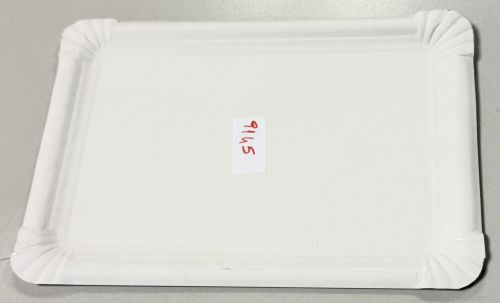  Rechteckige Pappteller32 1/2 ca 17x25 cm – Einwegteller nachhaltig | Art. 9145