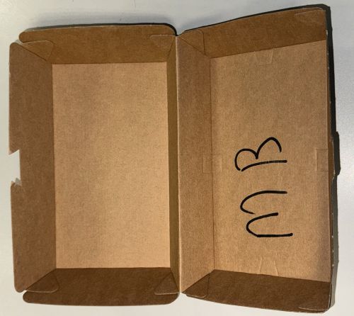 Lunchbox Kraftpapier 192x110x80 mm Snackbox Box Menübox Take me away Art mb