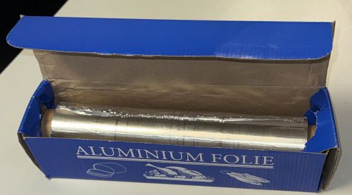 Alufolie Rolle 30cm 14µ 900g 150m Abrollbox Kartonbox Gastro Spenderkarton 2080