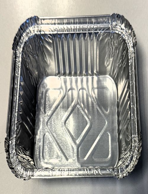 Alu Schale 450B R28L/R128L 146x121x40 mm – lebensmittelecht hitzebeständig 3015