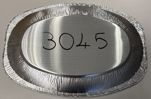 Alu Servierplatte 870H V350 350x243x21mm Einweg Tablett Platte Party Art 3045